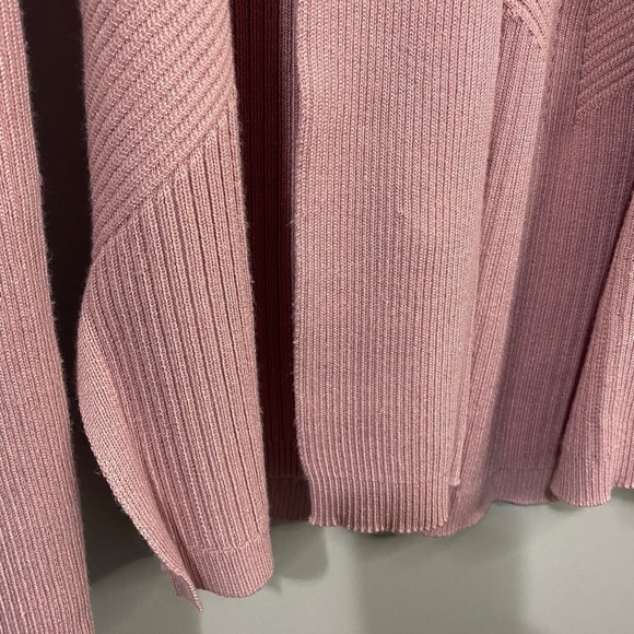 Verve Ami Long Sleeve Open Front Cardigan Sweater Medium Career Teacher Preppy - Picture 3 of 10